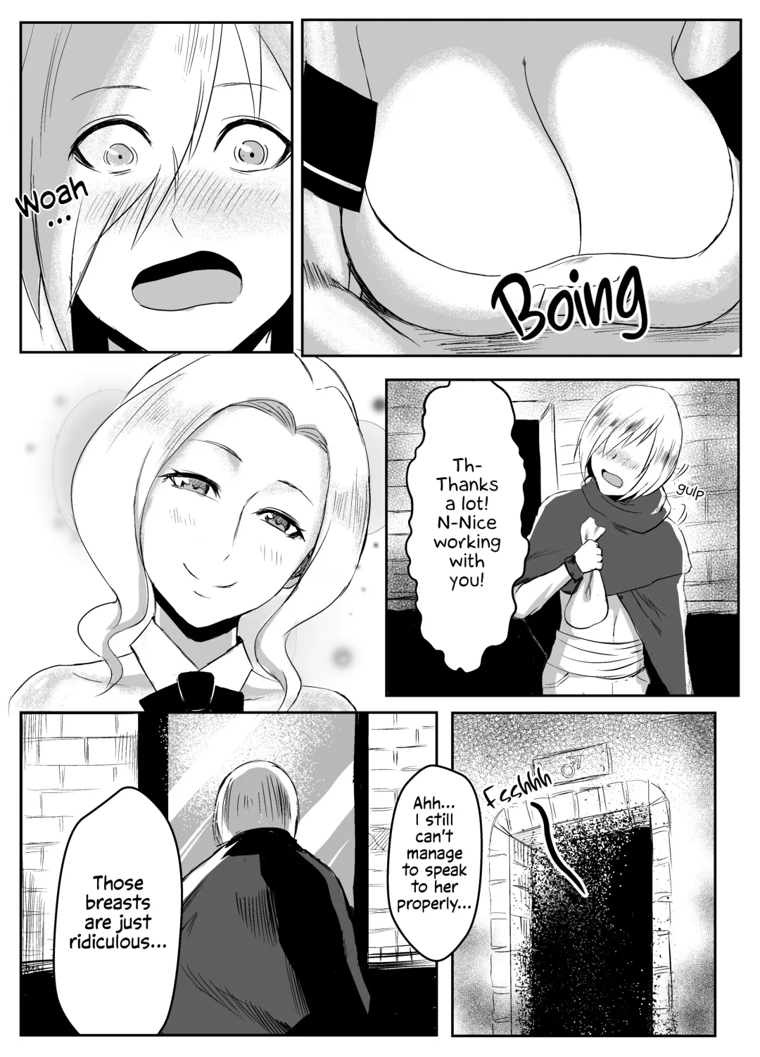 [Shiibara Tetsu] Uketsukejou to Chiisana Boukensha | The Receptionist and the Little Adventurer Fhentai - Page 4