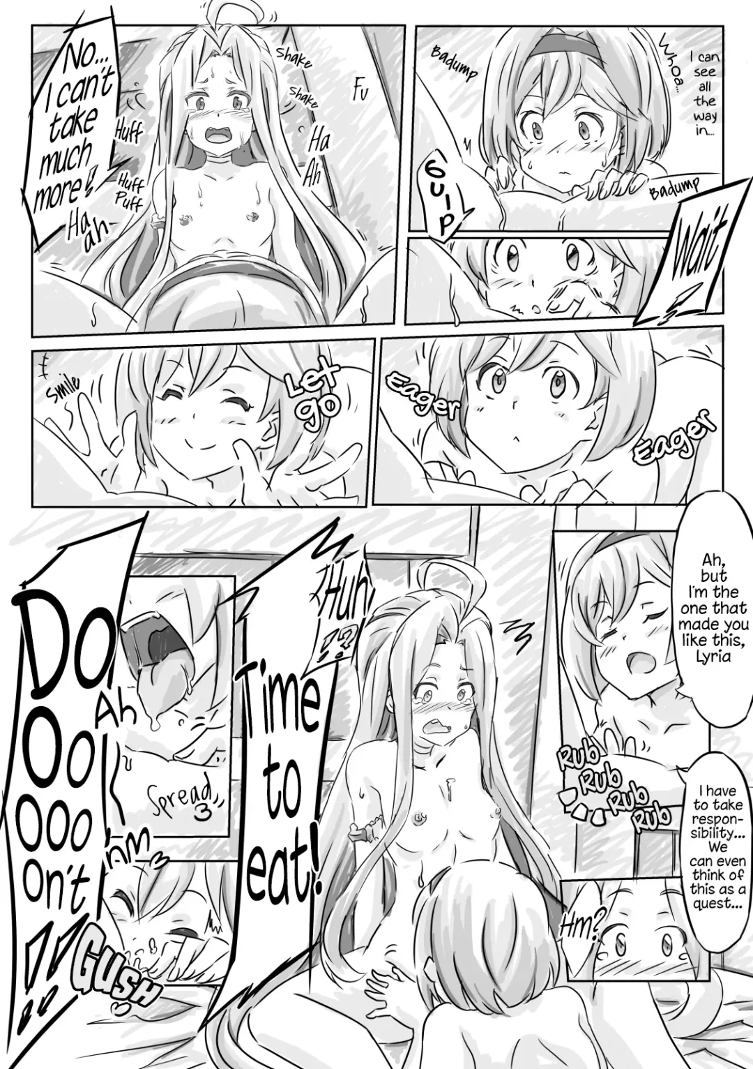 Djeeta-san ga Lyria ni Yarisugitayou desu. | Djeeta Went Too Far With Her Wife Fhentai - Page 16