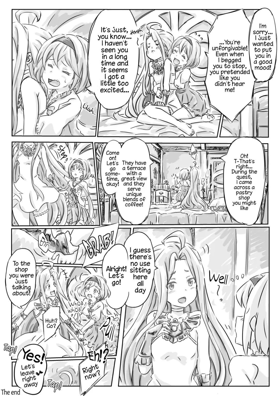 Djeeta-san ga Lyria ni Yarisugitayou desu. | Djeeta Went Too Far With Her Wife Fhentai - Page 25