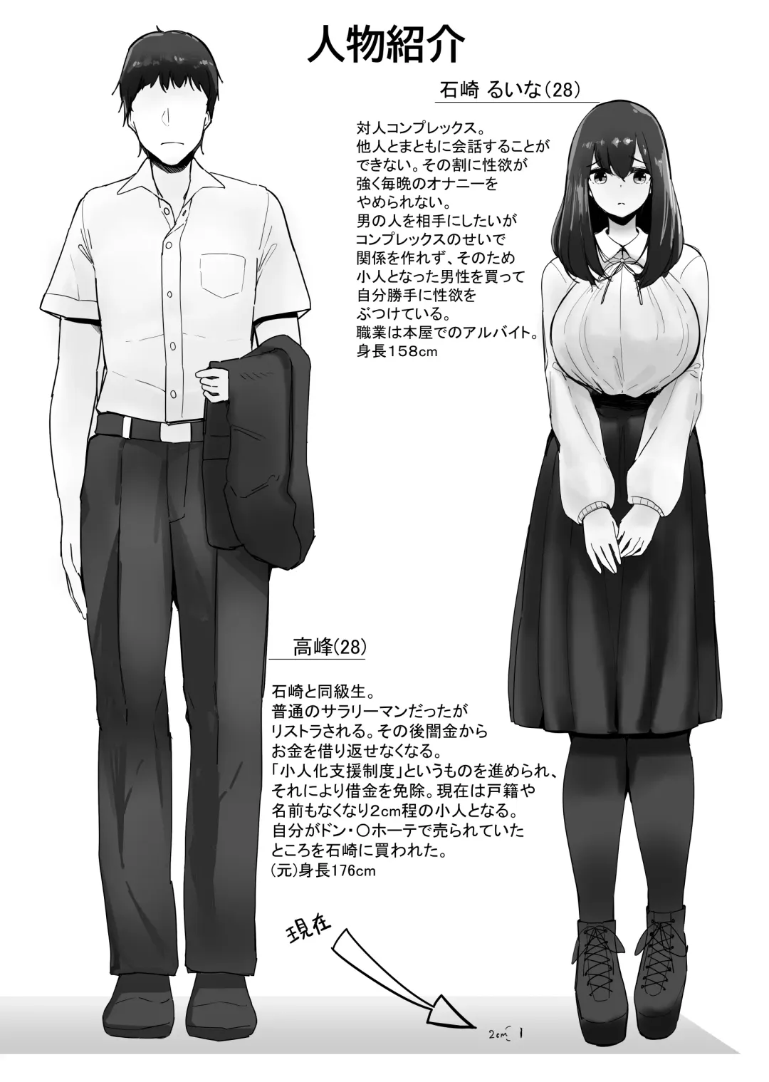 [Marushamo] Chiisaku Natta Jibun o Katta no ga Mukashi no Doukyuusei Datta Hanashi Fhentai - Page 1