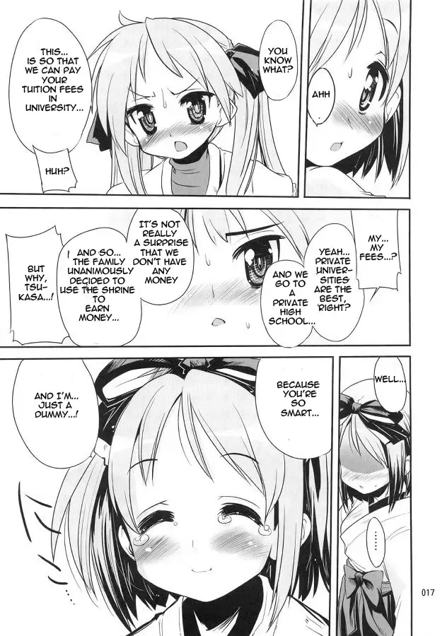 [Orimoto Mimana] Kaiun ☆ Kagamin Jinja | Good Fortune ☆ Kagamin Shrine Fhentai - Page 16