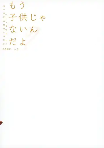 [Sage Joh] Mou Kodomo ja nain da yo? Fhentai - Page 26