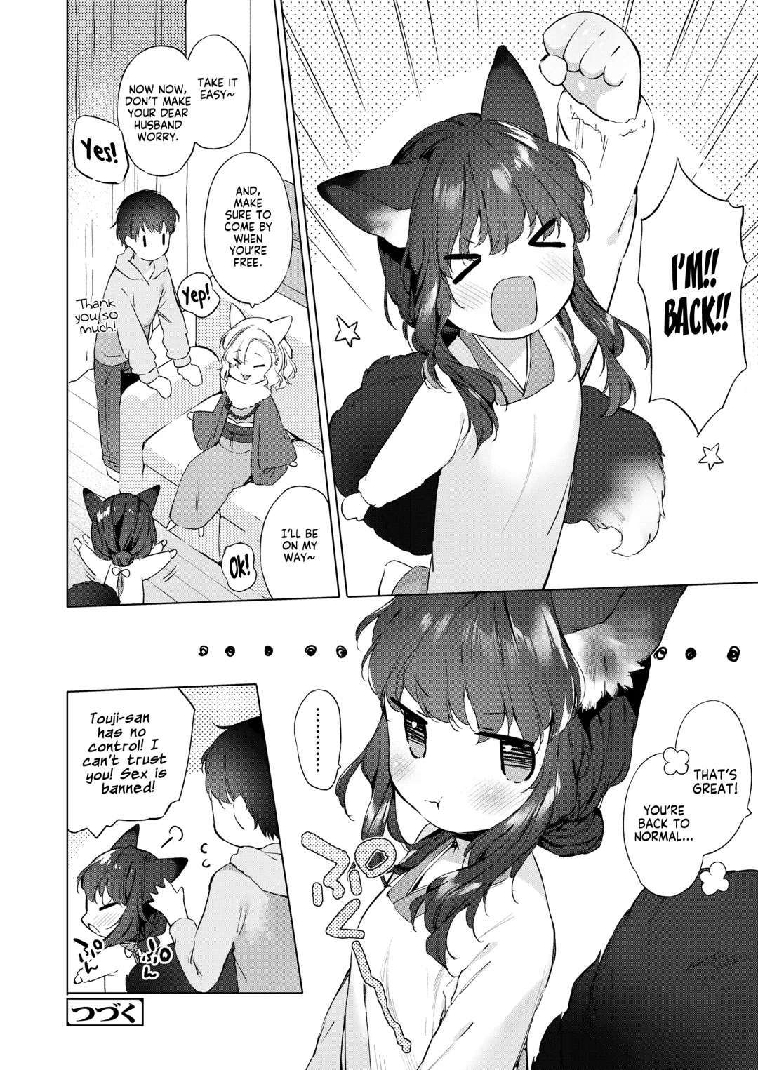 [Mutou Mato] Yowai 200 Chai Okitsune-chan to Oshidori Fuufu Seikatsu. Dai 2 Wa | 200 Year Old Fox Girl and Her Happily Married Life. Part 2 Fhentai - Page 28