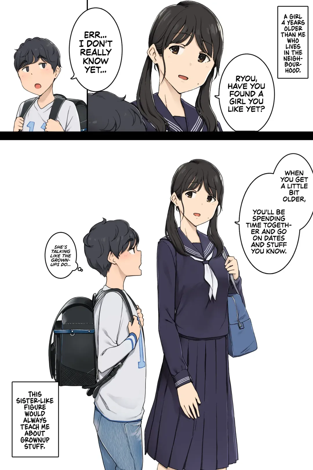 [Wakamatsu] Toshishita no Boku ni Otona na Koto o Oshiete kureru Osananajimi ni Onee-san - My Childhood Friend Onee-san Taught Me All Sort Of Grown Up Things Fhentai - Page 1