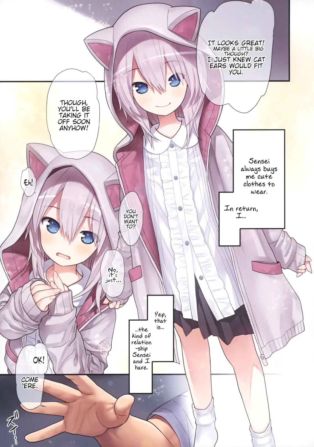 [Kiira] Sensei to Watashi to Nekomimi Parka | Sensei, Me, and a Cat Eared Hoodie Fhentai - Page 6