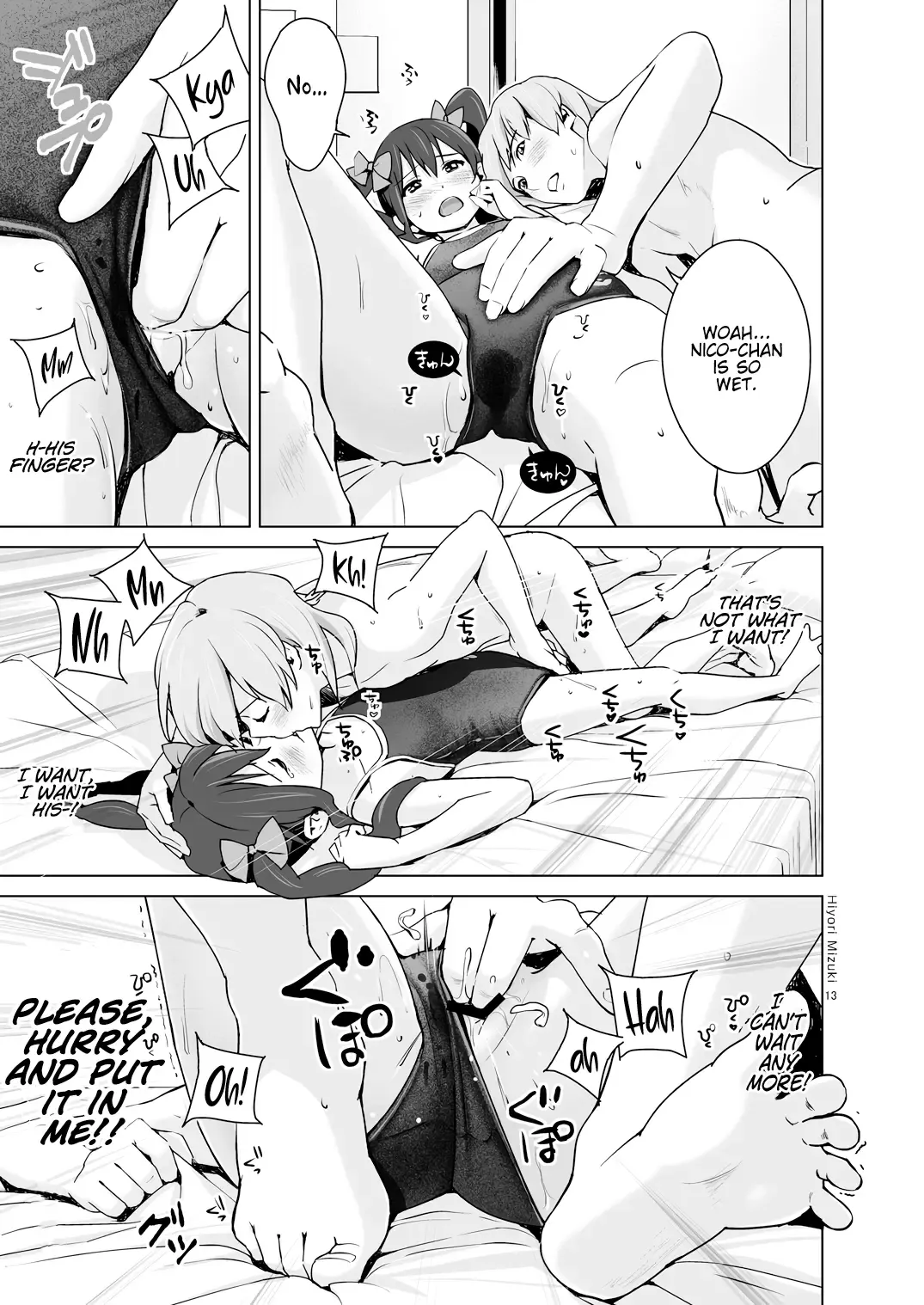 [Hiyori Mizuki] Sukumizu Love Nico Live! Fhentai - Page 14