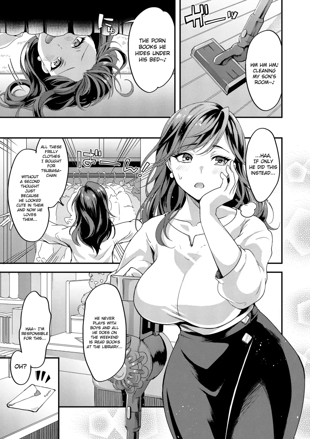 [Hyouuma - Kitahara Eiji] Futanari Mama to Josou Musuko Fhentai - Page 2