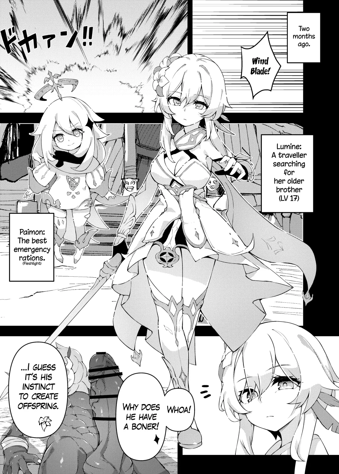 [Karou] Shingeki no Hilichurl ~Tabibito Hokaku Hen~ Lumine,The End of Travel~ Fhentai - Page 10