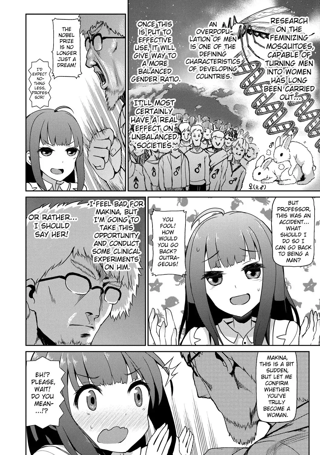 [Yuushi Tessen] Nyotaika | Feminizing Mosquitos Fhentai - Page 2
