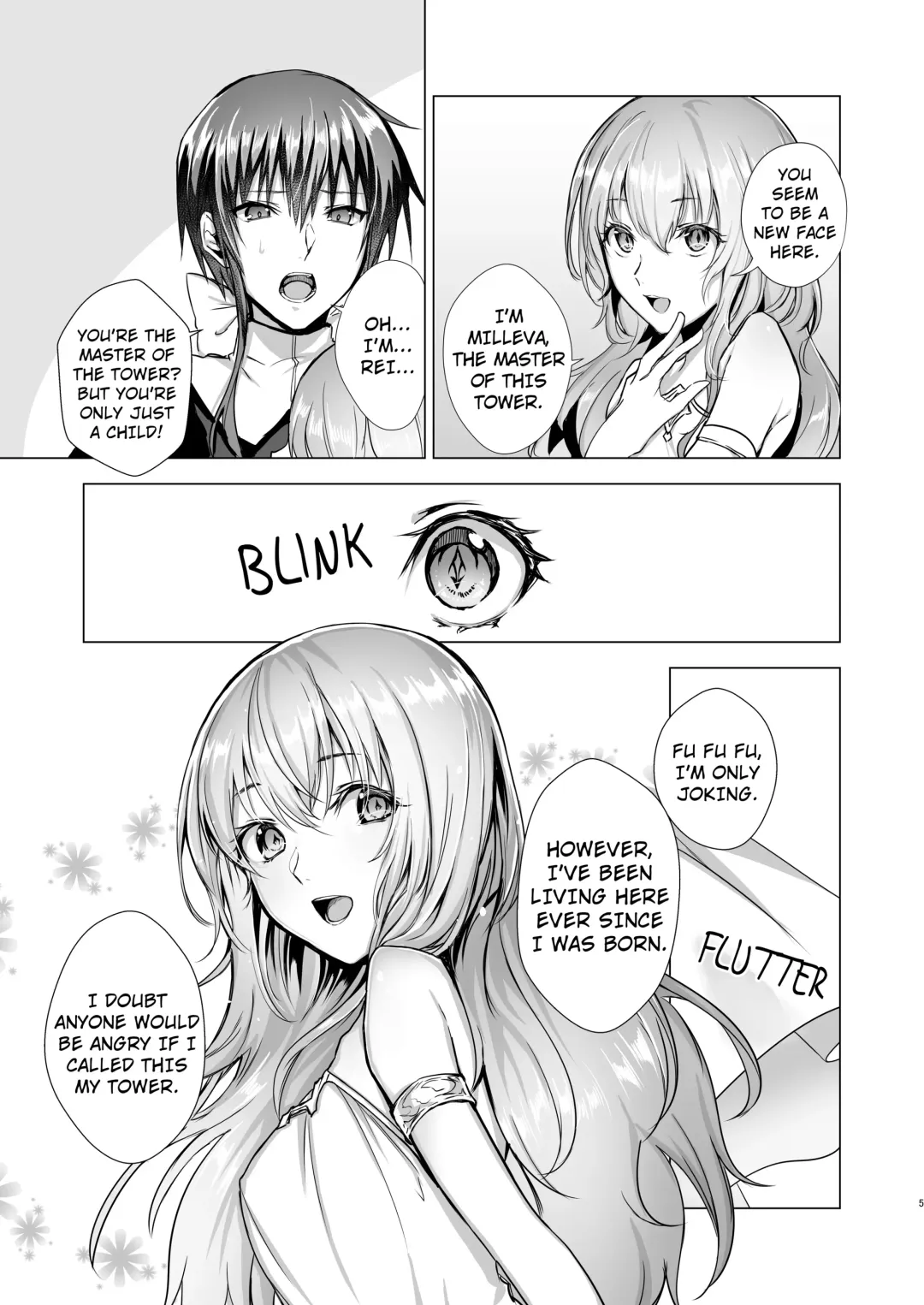 [Mugen No Sudadokei] Gekkoutou no Yume - Nyotaika Douwa ~Danshi Kinsei no Tou~ Fhentai - Page 5