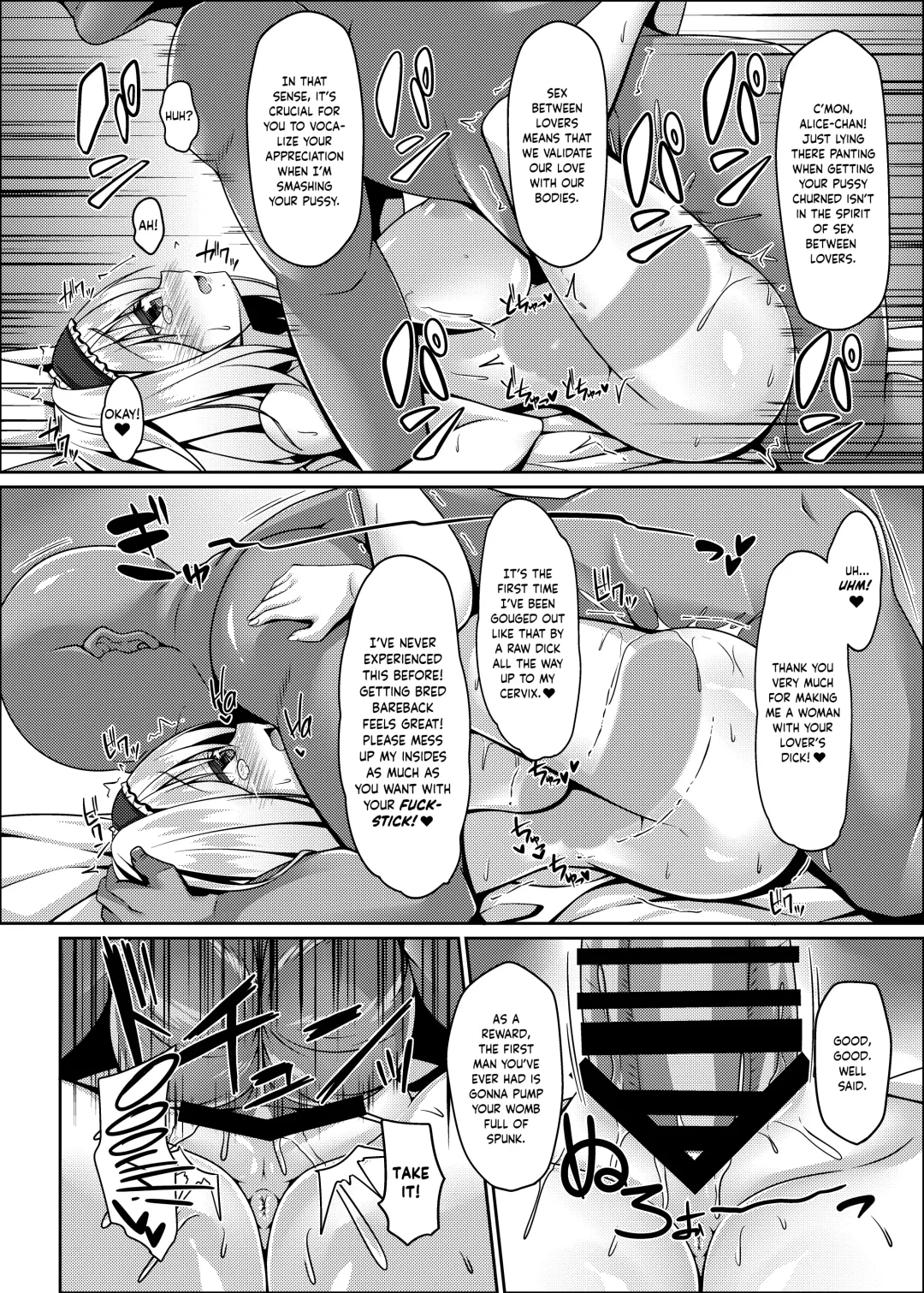[Sakai Minato] Nagasare Alice wa Choro Kute Kantan ni Haranjau | Naive Little Alice is so Easy to Fuck and Impregnate Fhentai - Page 11