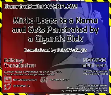 [Yanje] Mirko Loses to a Nomu and Gets Penetrated by a Gigantic Dick Fhentai - Page 6
