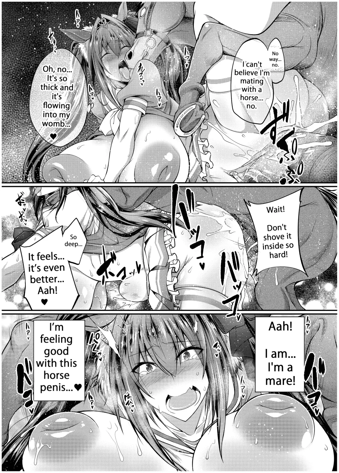 [Tenzen Miyabi] Juukan Musume Uma Koubi Derby (uncensored) Fhentai - Page 13