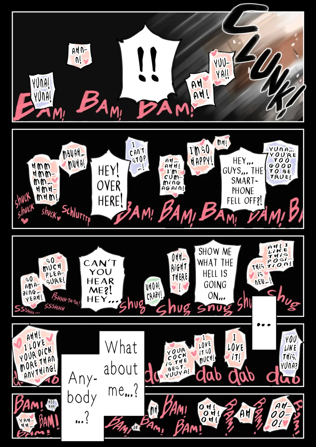 [Chocoro] Kanojo no SmaPho o Nozoita dake nano ni 3 | I Just Snooped through Her Smartphone 3 (decensored) Fhentai - Page 64