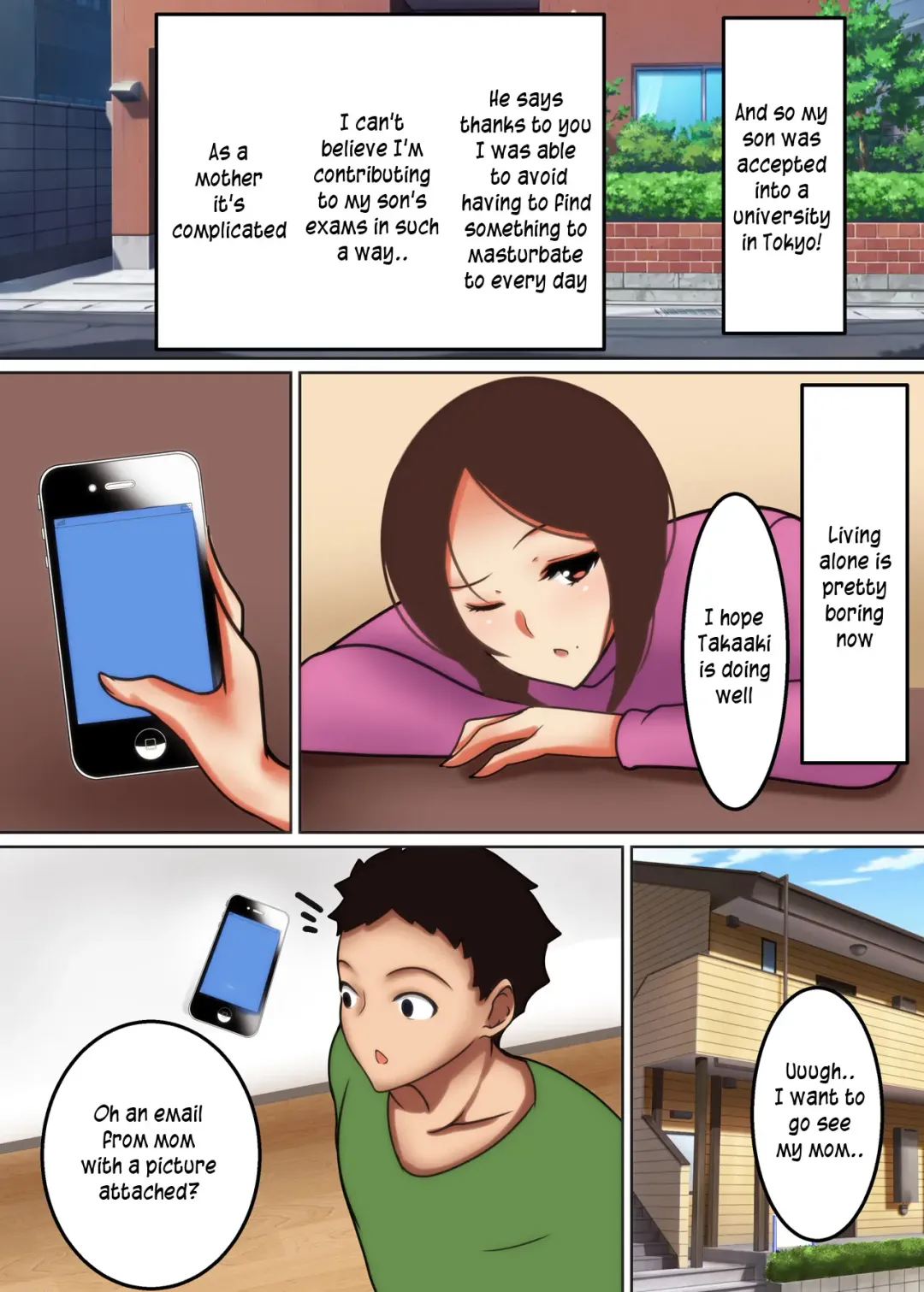 Haha ga Midara ni Aegu Toki 2 ~Shinjou-ke no Boshi Jouji~ | When mother moans lustfully 2 Fhentai - Page 38