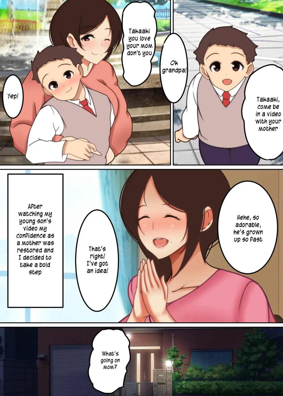 Haha ga Midara ni Aegu Toki 2 ~Shinjou-ke no Boshi Jouji~ | When mother moans lustfully 2 Fhentai - Page 4