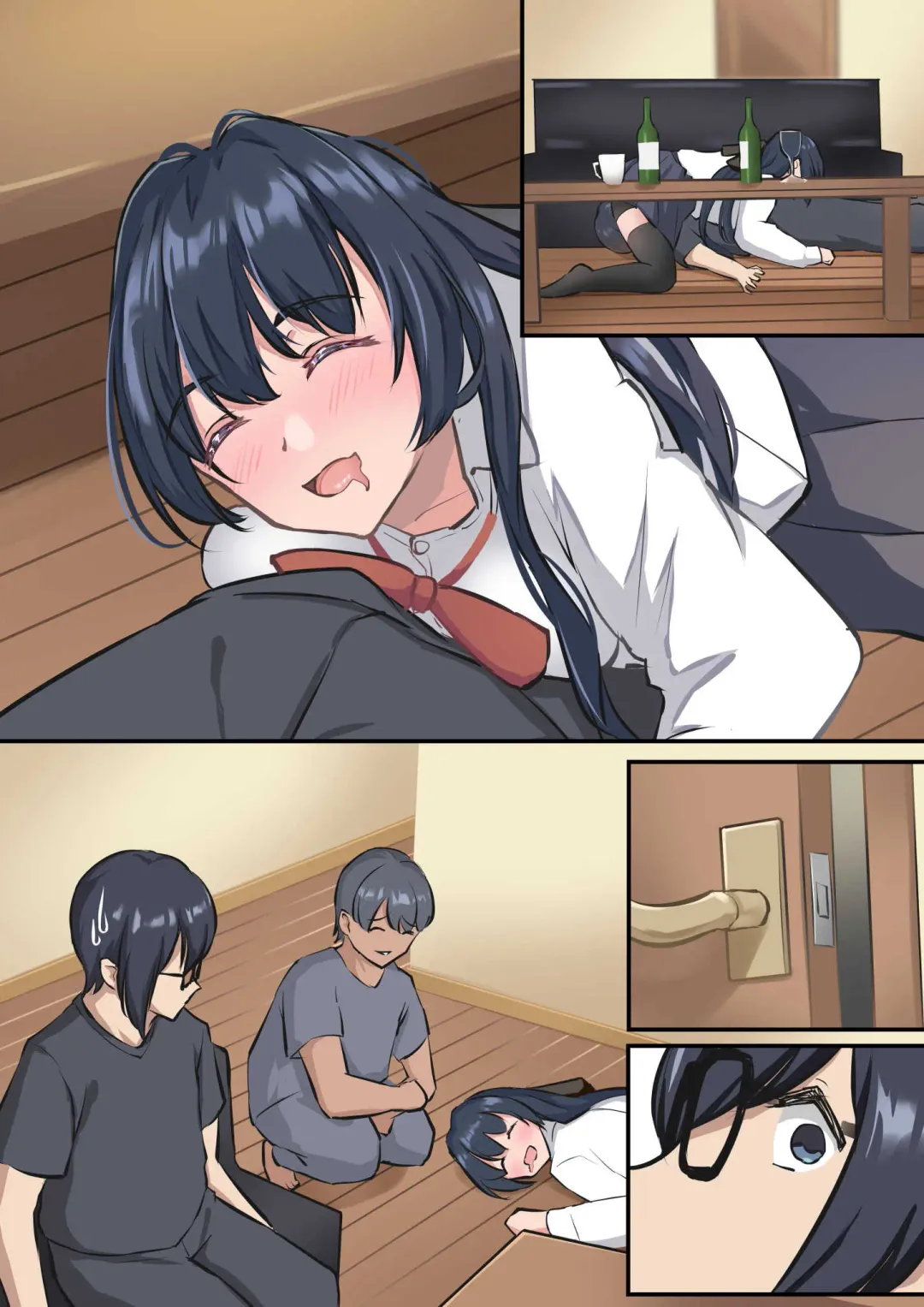 [Darunekohanten] Hatsu Kanojo, Ani ni Netorareru Fhentai - Page 56