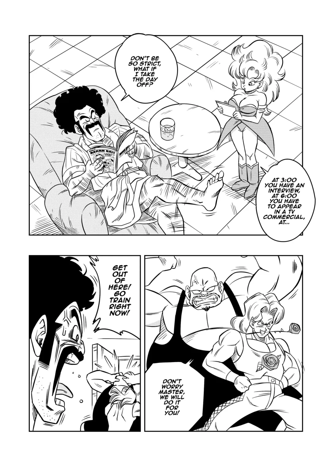 [Yamamoto] Mr. Satan Secret Training (decensored) Fhentai - Page 4