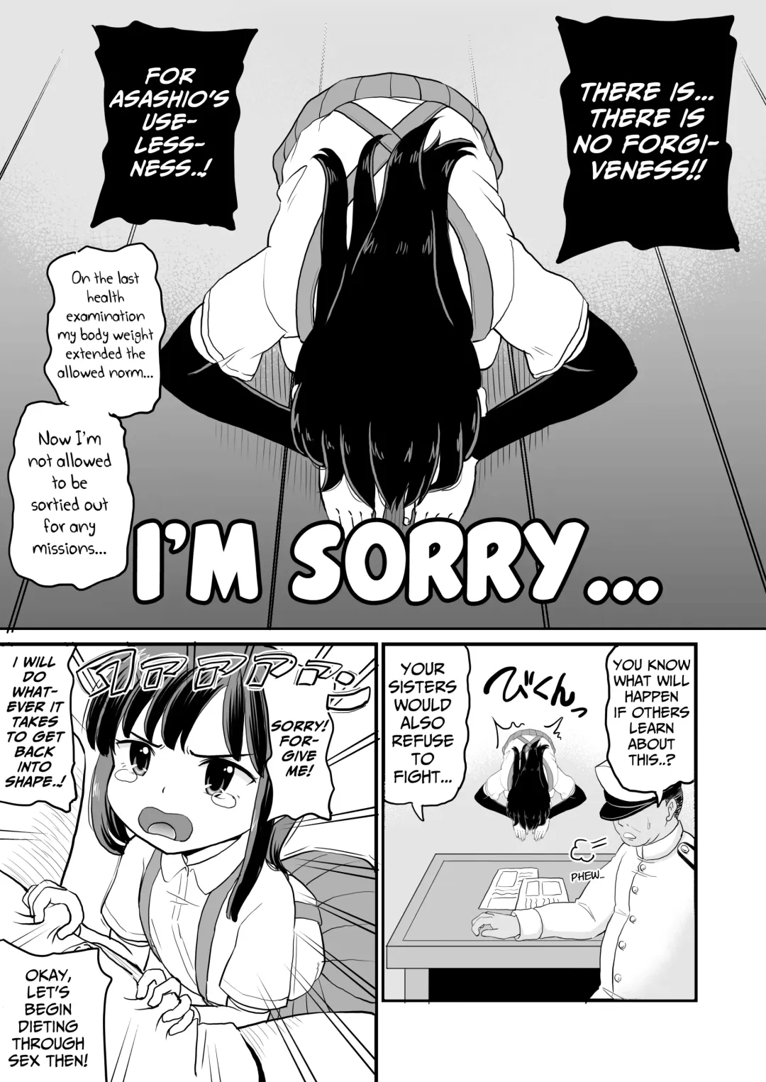 [Takku] Asashio wa Futottemasen!! | Asashio is not Fat !! (decensored) Fhentai - Page 3