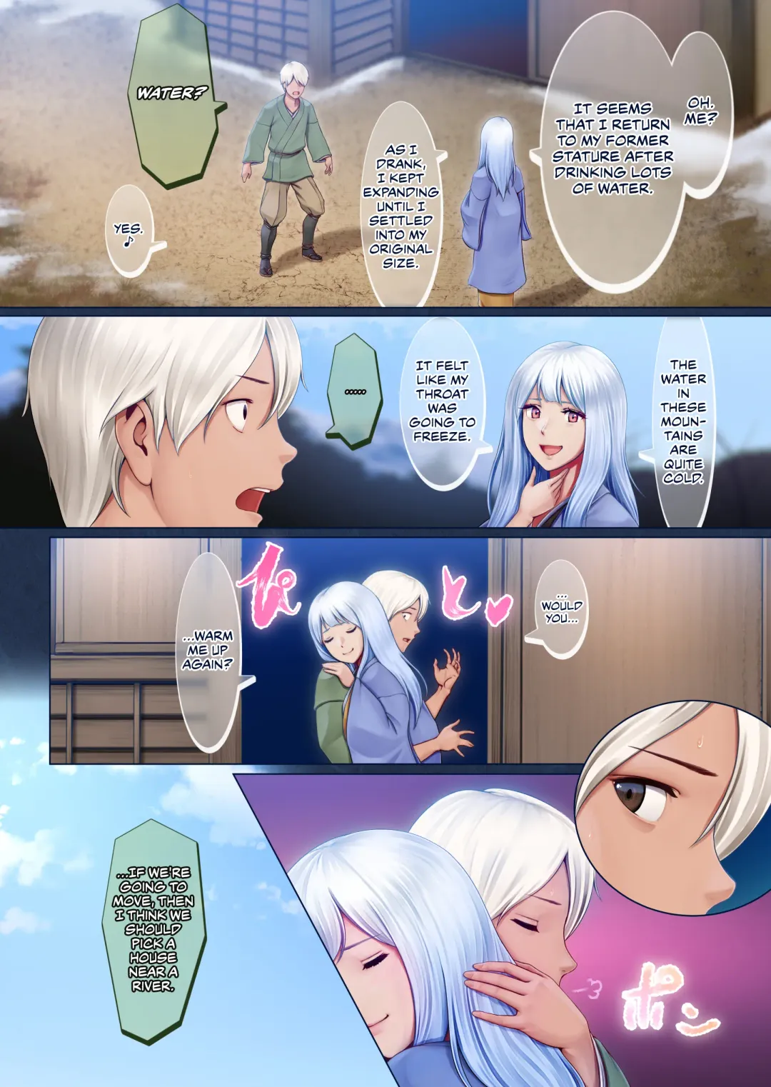 Yotogi no Yukionna Setsu ~Atatamenai to, Koorimasu~ | Setsu, the Yuki-onna of the Night ~Warm Her Up Lest She Freeze~ Fhentai - Page 37