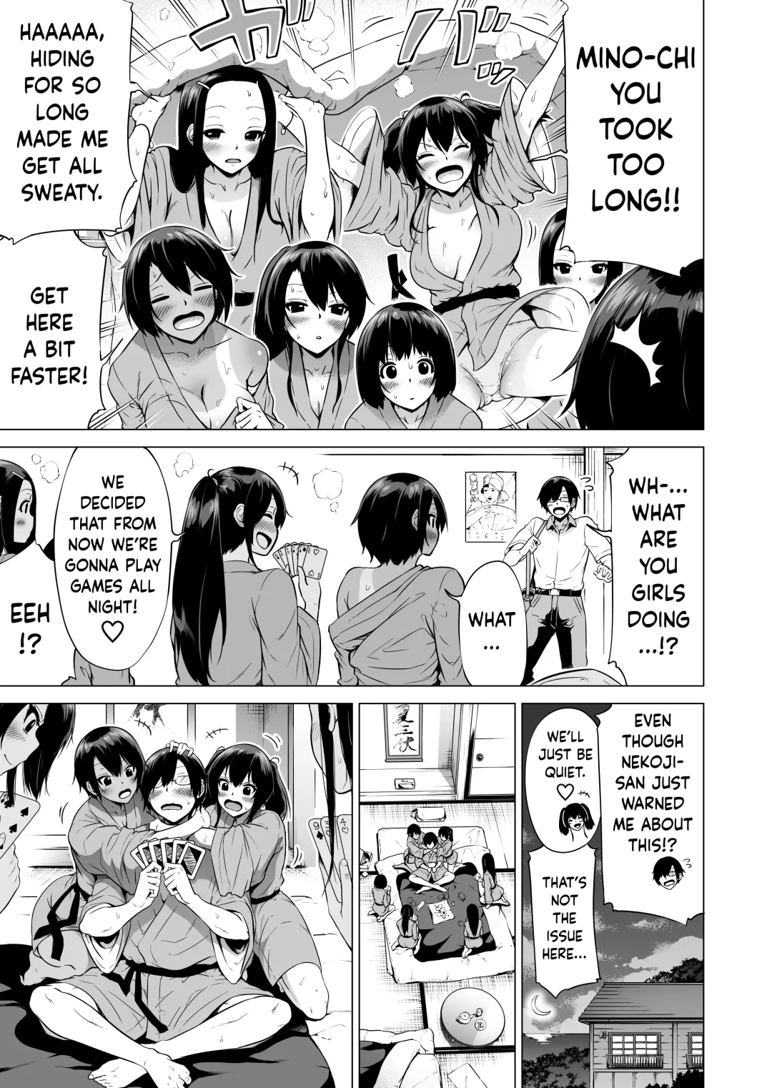 [Akatsuki Myuuto] Nanaka no Rakuen 2 ~Inaka no Gakkou de Bishoujo Harem~ Onsen de Arai Ikko Hen | Nanaka's Paradise 2 ~A School in the Countryside with a Harem of Beautiful Girls♥️~ Washing in the Hotspring Fhentai - Page 35