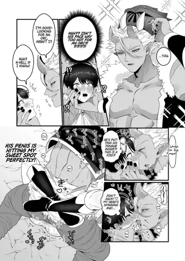 [Oishii Oshiri] Orc Aite ni Inmon Nashi de Mesu Ochi suru Wake Nai daro | Without a Lewd Crest, There's No Way I'd Be Fem-corrupted by an Orc! Fhentai - Page 17