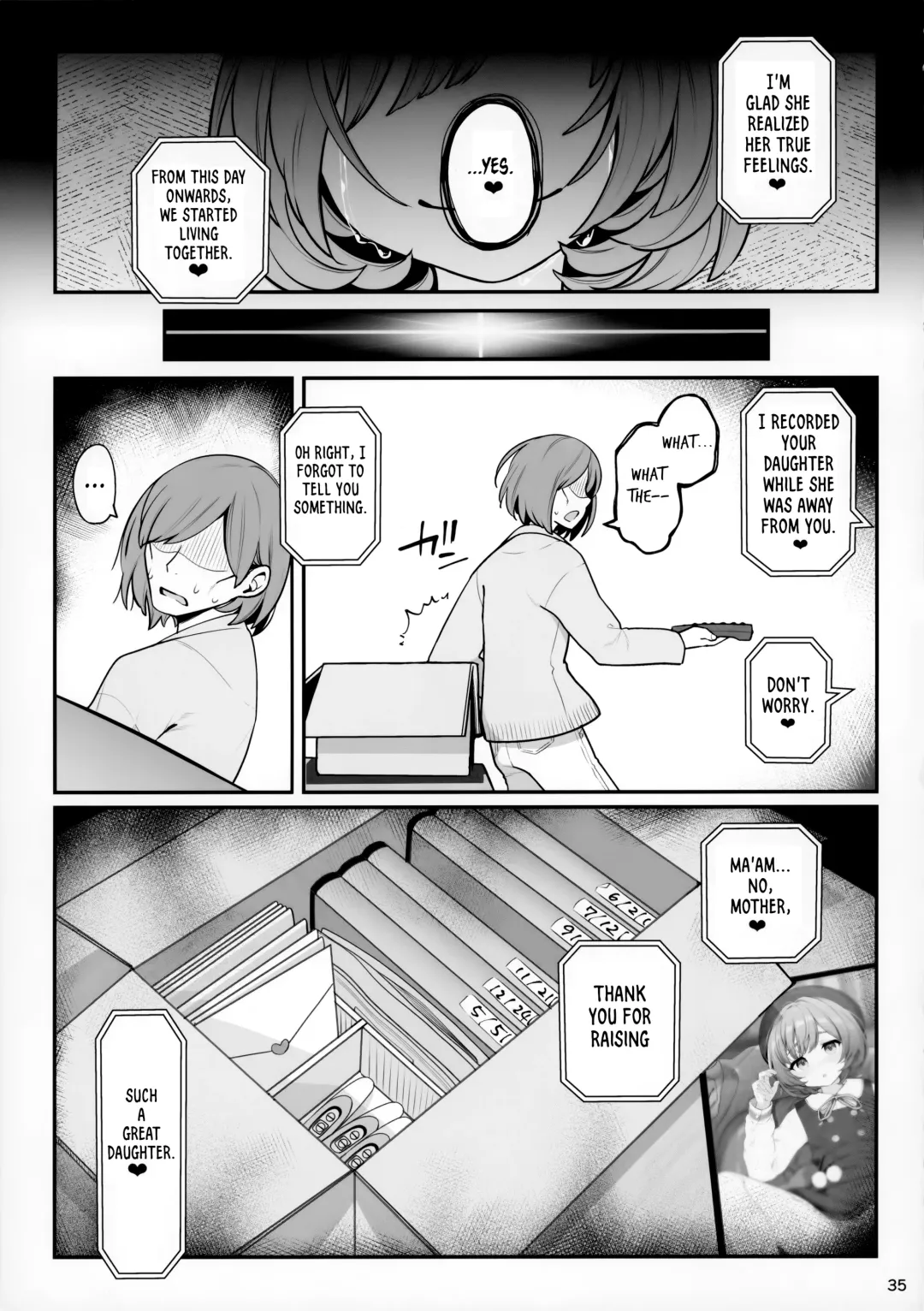 [Santa] Otonari-san e. Anata no Musume-san ga Amarini Kawaikute Kenage de Atama mo Yokute, Boku no Risou no Onaho ni Pittari datta node, Shichaimashita--Saimin Tanetsuke Fhentai - Page 36