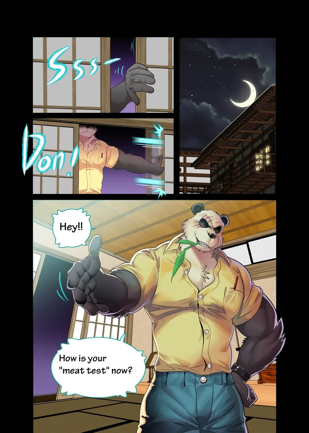 [Kuma Hachi] Panda's Hell Training - BEASTARS dj Fhentai - Page 1