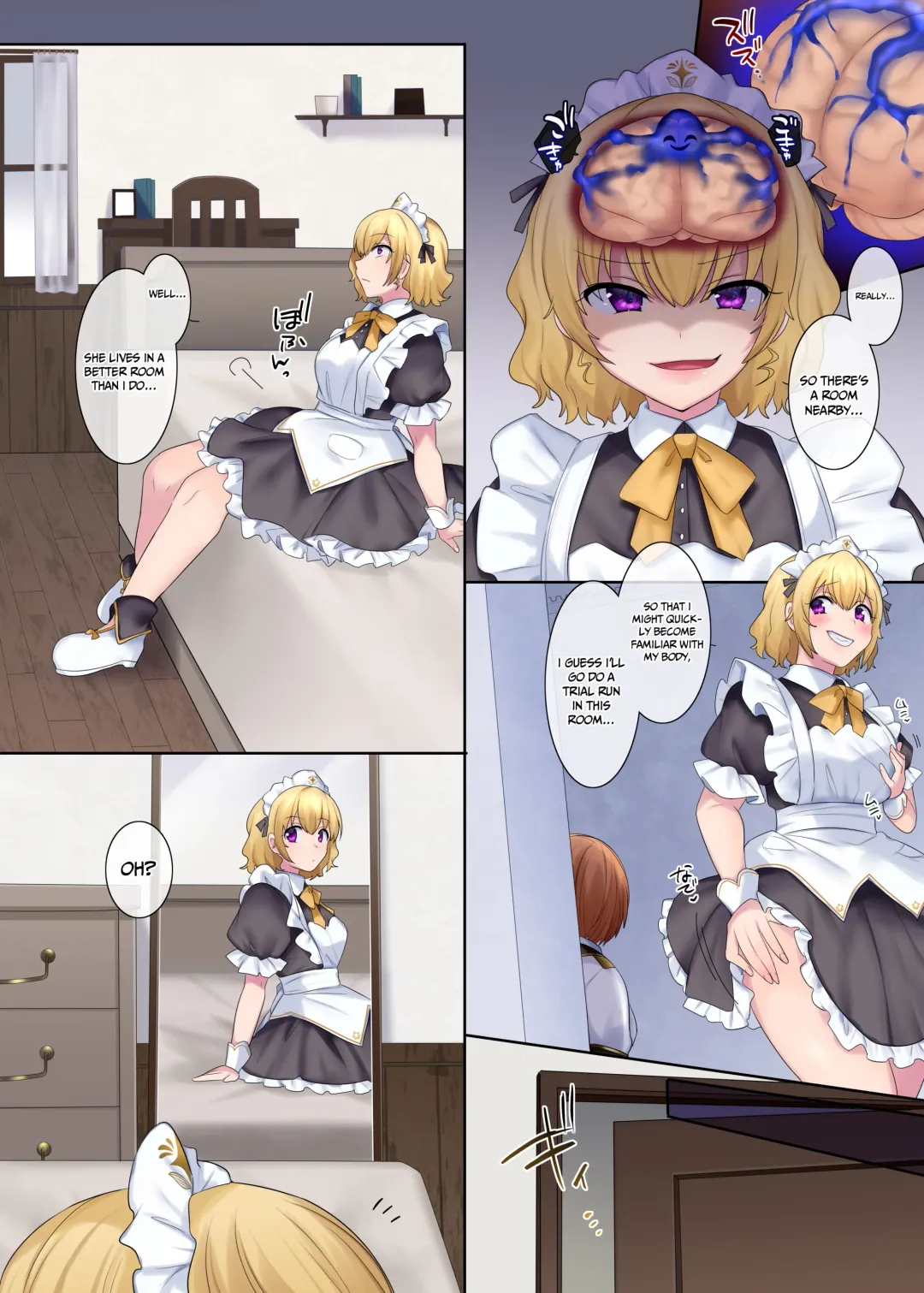[Hiiragi Popura] Kuchi Utsushi no Sandatsusya | The Mouth-to-Mouth Usurper Fhentai - Page 16
