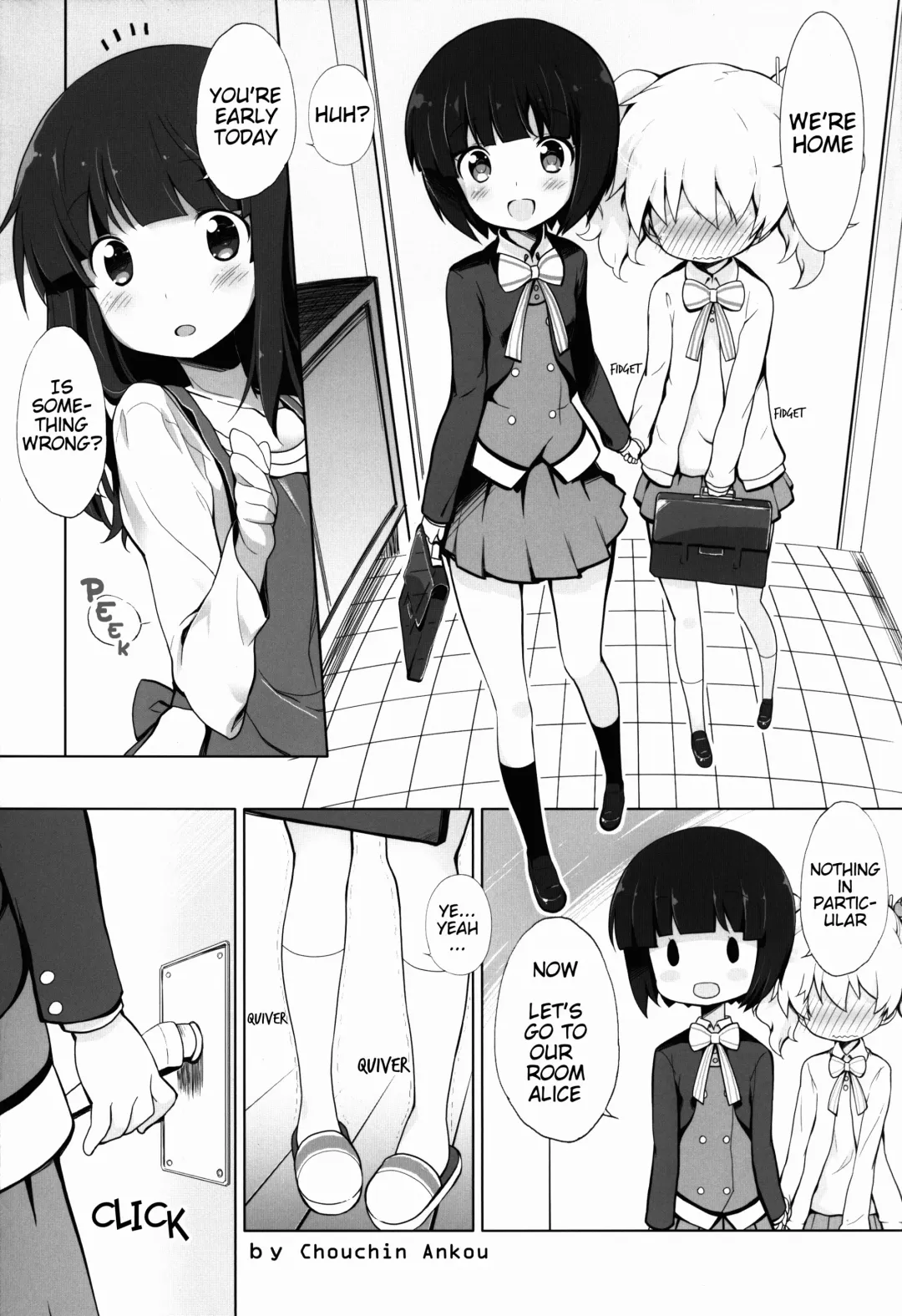 [Chouchin Ankou] Kiniro Mosaic Urethral Play Fhentai - Page 1