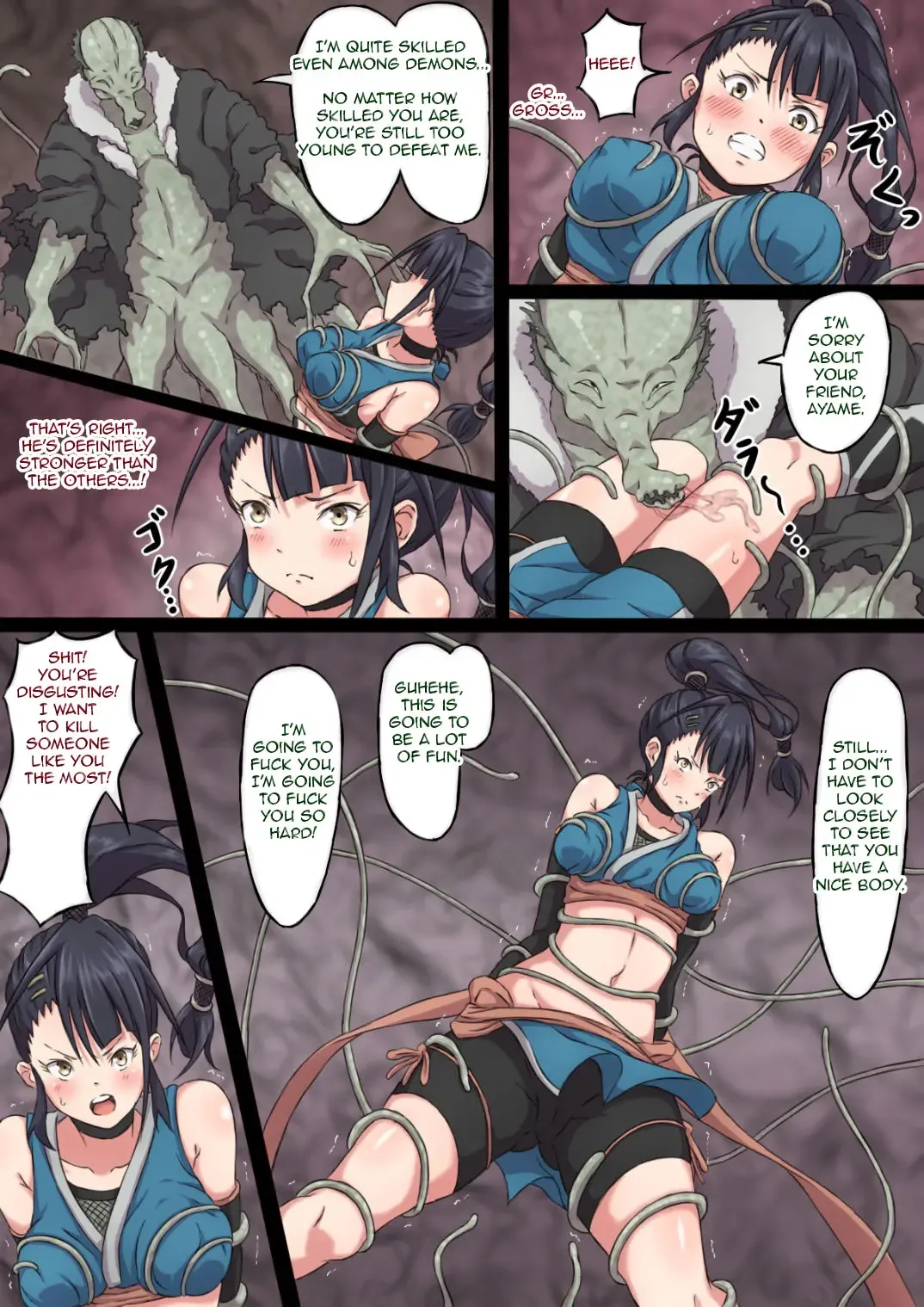 Kunoichi Ayame no Haiboku | The Defeat of Ayame Kunoichi Fhentai - Page 13