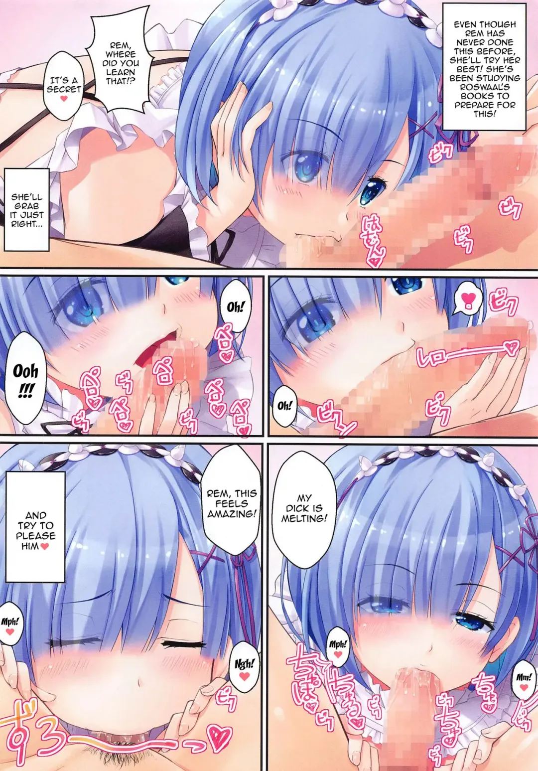 [Ryo.k] Rem no Ecchi na Gohoushi | Rem's Lewd Service Fhentai - Page 4