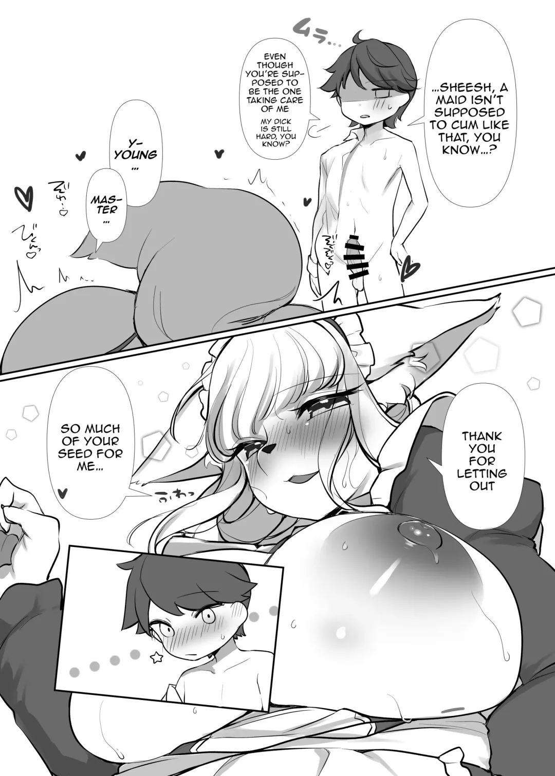 [Sakuragi Yomi] Uchi no Kemo Maid Hatsujouki no you desu | It Seems My Fox Girl Maid Is In Heat Fhentai - Page 12