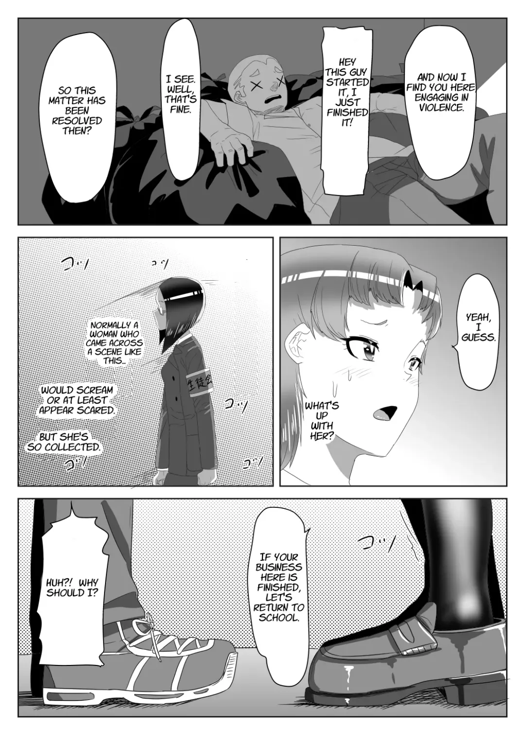 [Apacchi] Futanari Seitokaichou no Furyou Otokonoko Kousei Keikaku 1 Fhentai - Page 6
