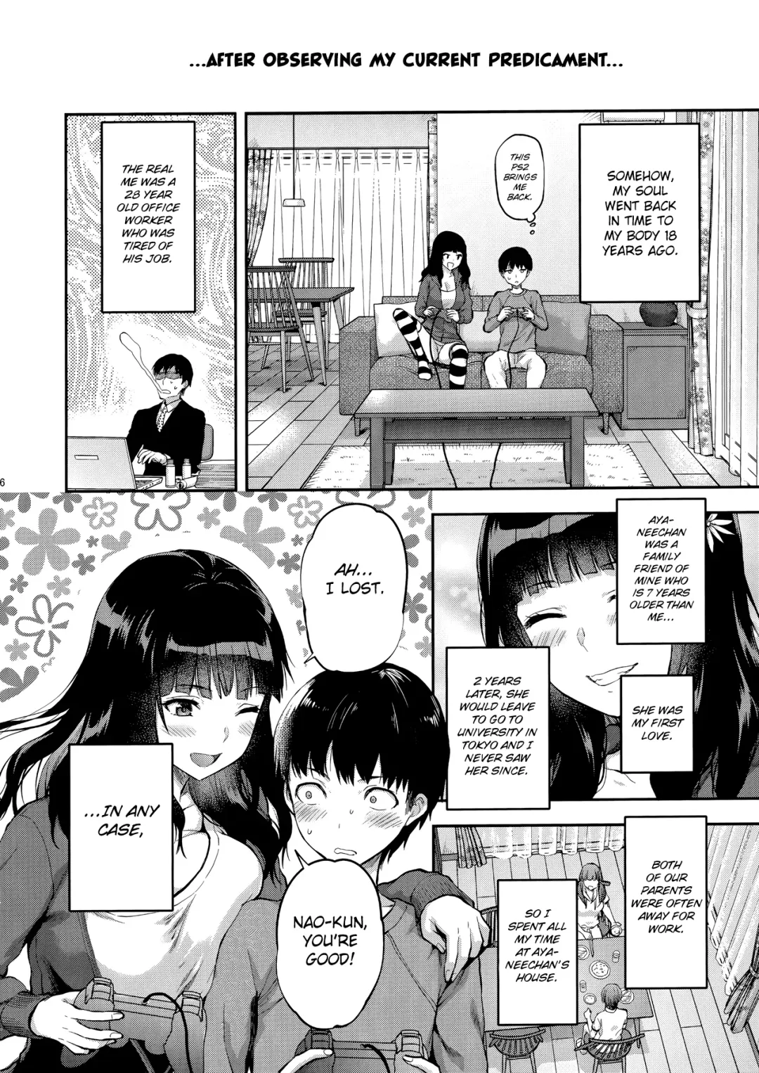 [Yuzuki N Dash] Hatsu Koi no Onee-san ni Amaetai Dake no Jinsei Datta Fhentai - Page 5