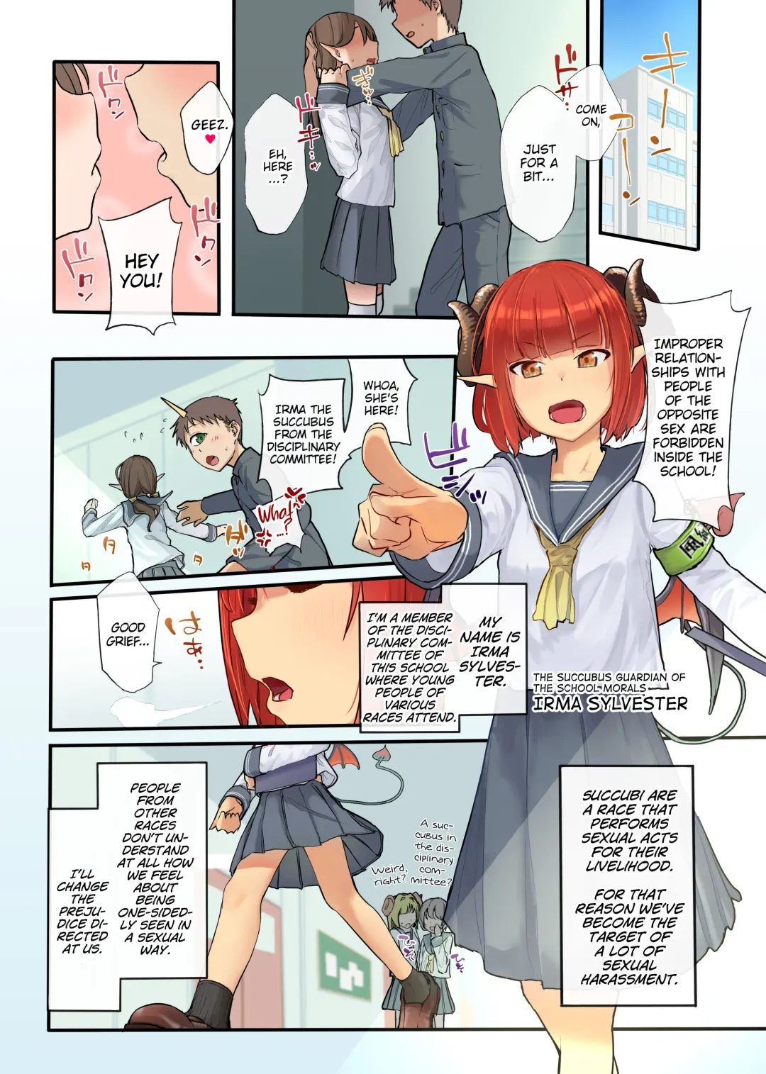 [Kindatsu] Keppeki Fuukiiin Succubus no Internship ～1 Shuukan Micchiri ♥ Kyousei Houshi Katsudou ~ Fhentai - Page 3