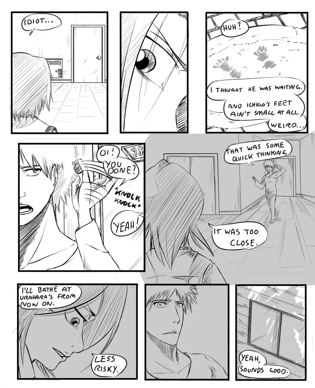 Shower Trouble[][bleach) Fhentai - Page 4