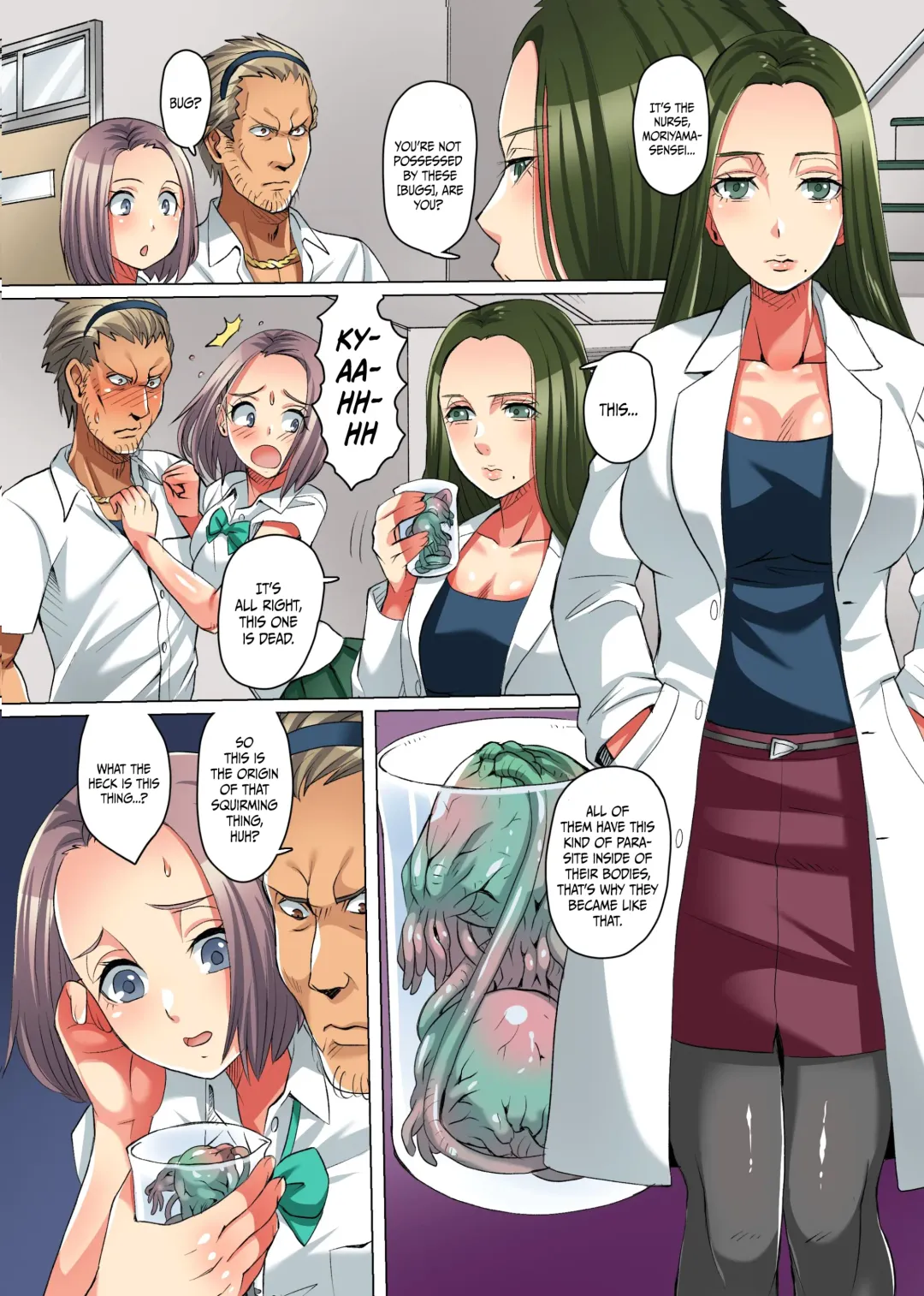 [Yamai Sakatarou] Zetsubou no Kyoushitsu ~Shokushu ni Kiseisare Sennou Sarete Kyouki e to Ochiteyuku Manabiya~ Fhentai - Page 14