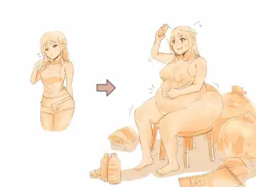 [Teruwo] 【肥満化あり】自粛中に激太りした先輩 Fhentai - Page 7