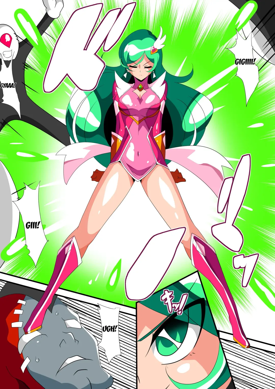 Psycho Lady Meteor VS Dr. Franken Part. A Fhentai - Page 2