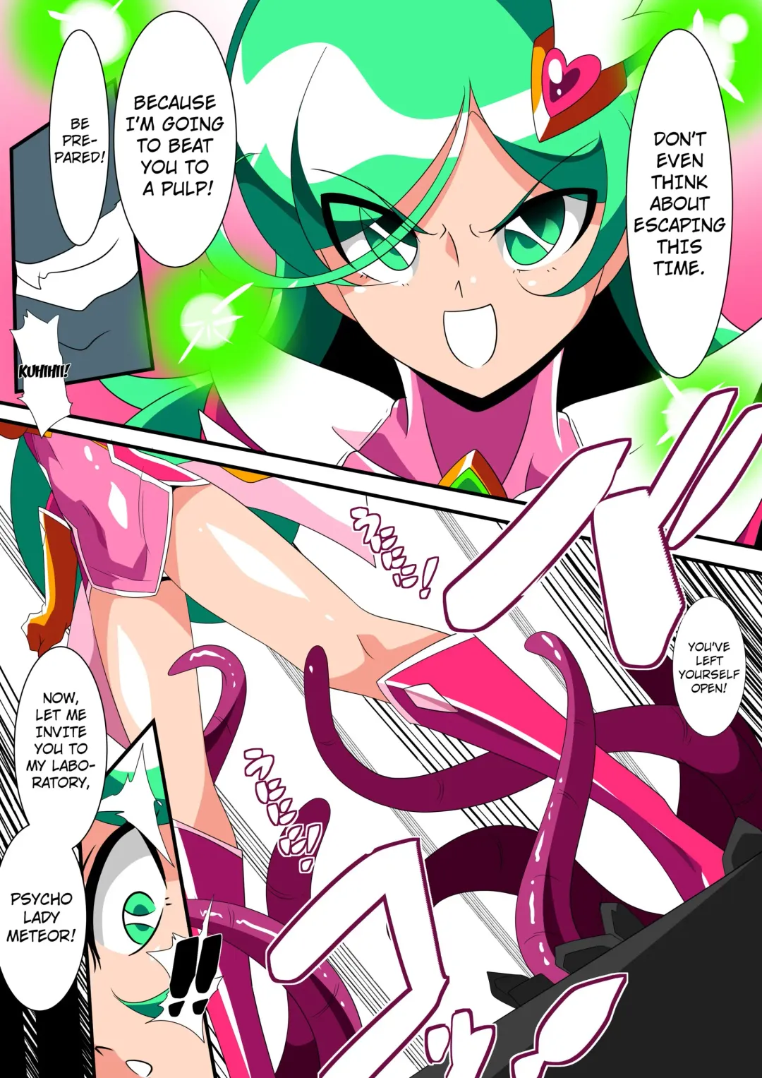 Psycho Lady Meteor VS Dr. Franken Part. A Fhentai - Page 4