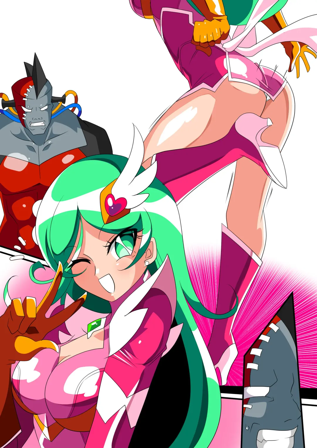 Psycho Lady Meteor VS Dr. Franken Part. A Fhentai - Page 9