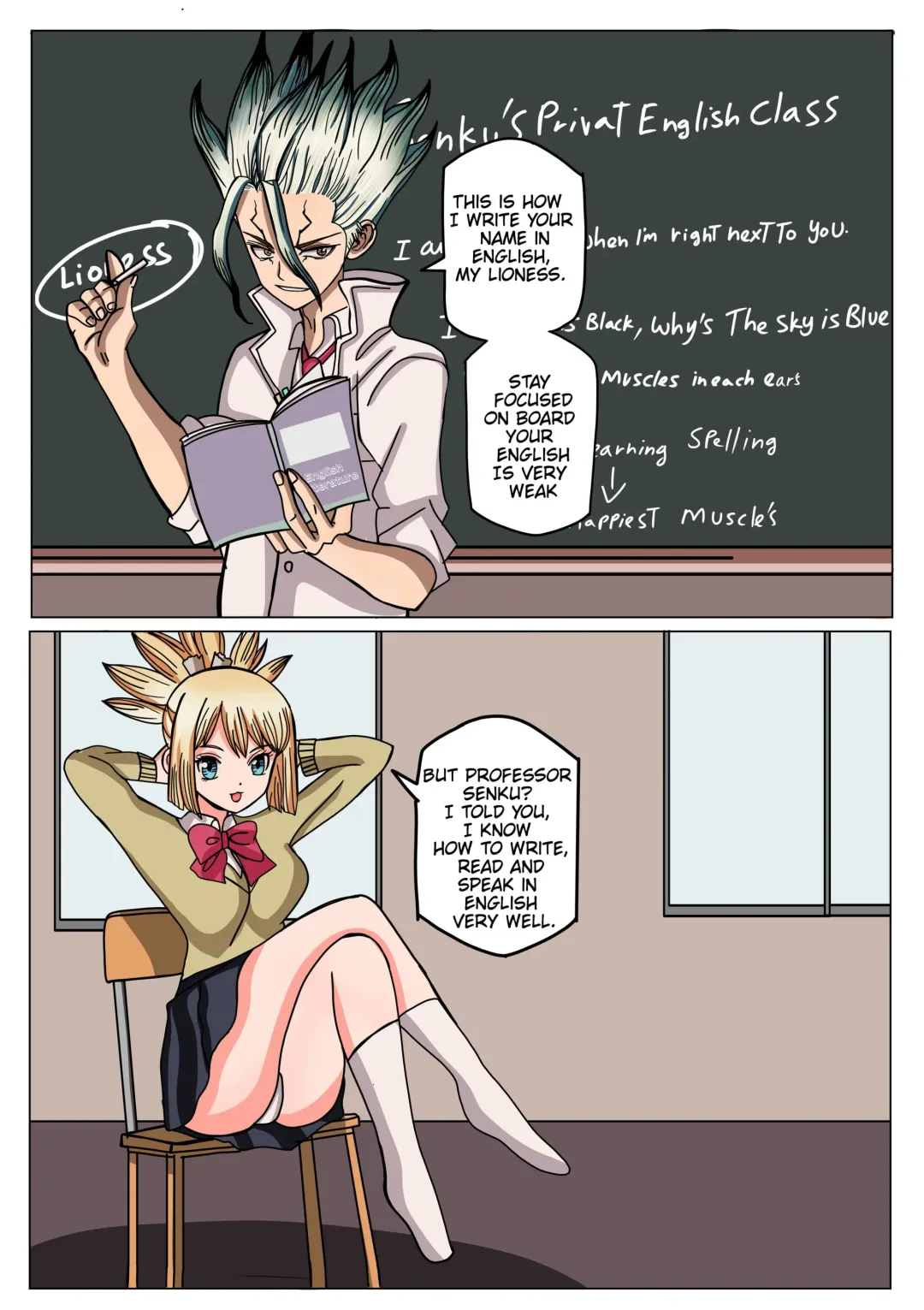 Senku x Kohaku love chemistry Fhentai - Page 2