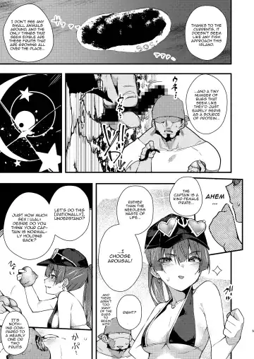 [Cowbow] Kono Mujintou ni wa Tabemono ga Ecchi na Kajitsu Shika Nai...... tte Koto!? | Are You Saying... There's Only Perverted Fruits To Eat On This Uninhabited Island!? Fhentai - Page 4