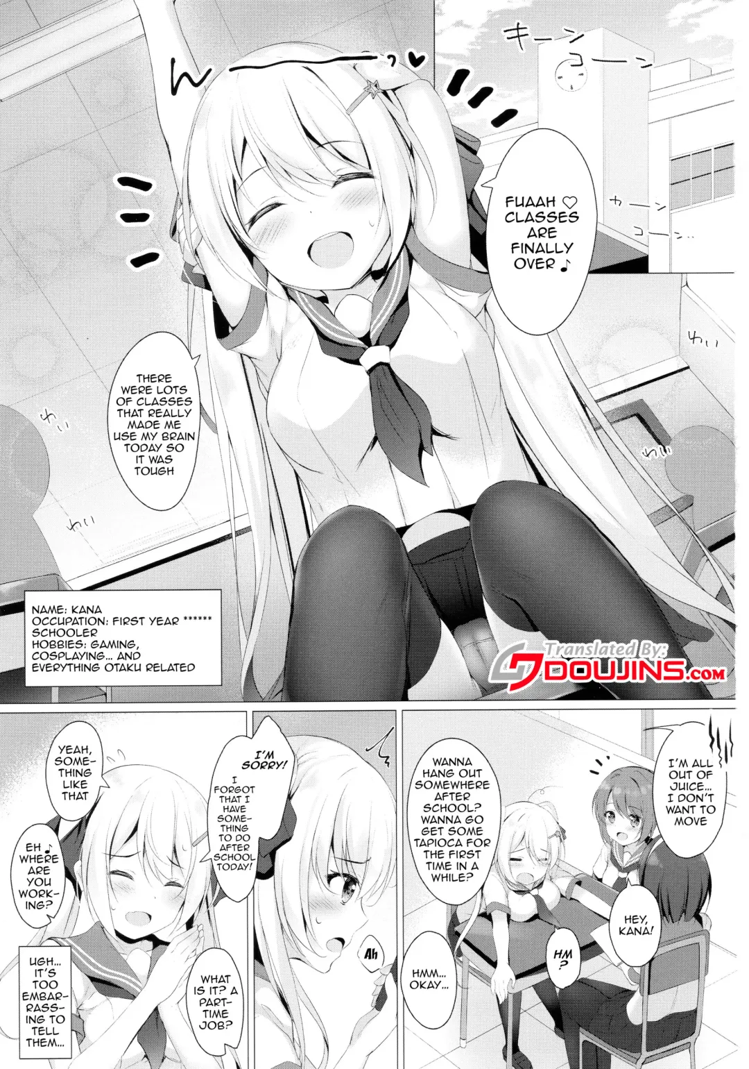 [Tomo] Kinpatsu Twinte JK-chan wa Bitch tte Hontou desu ka? | Is It True That Blonde Schoolgirl With The Twintails Is Actually a Slut? Fhentai - Page 2