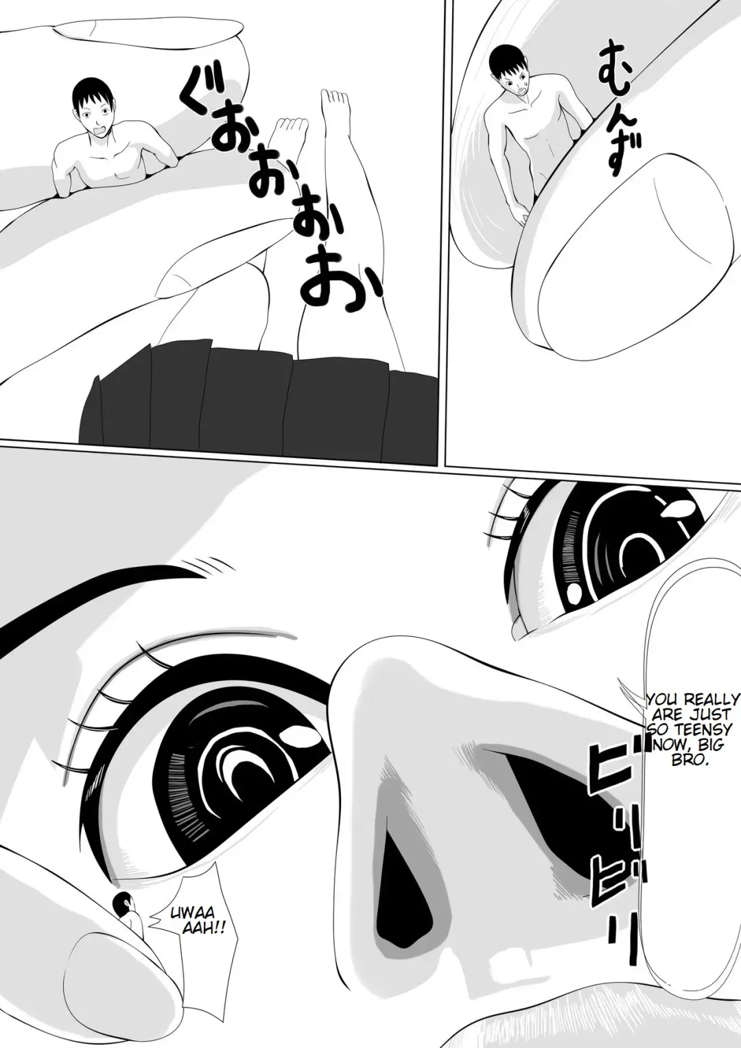 Imouto ni Chiisaku Sarete Sukihoudai | Shrunken By Your Little Sister Fhentai - Page 13