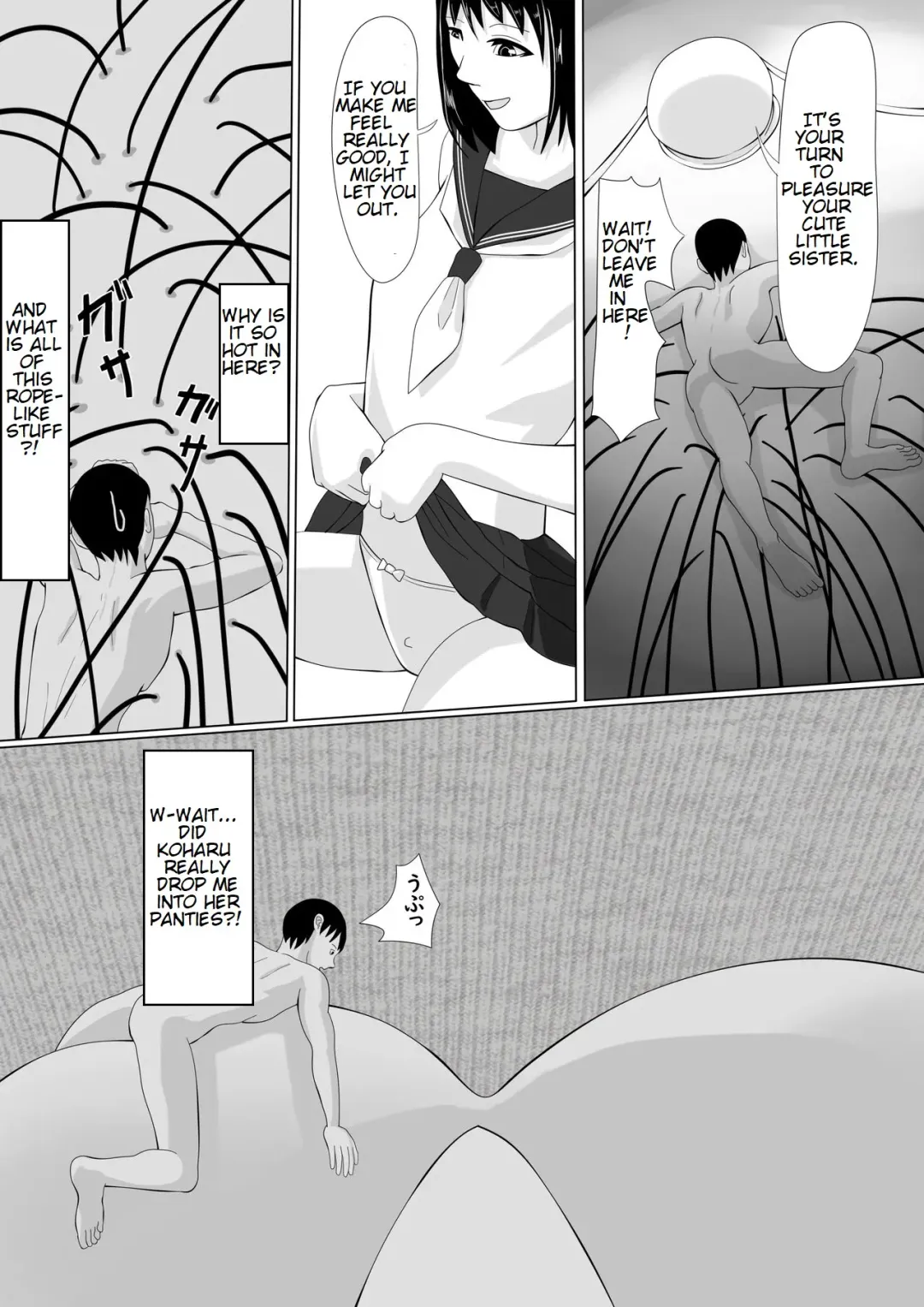 Imouto ni Chiisaku Sarete Sukihoudai | Shrunken By Your Little Sister Fhentai - Page 24