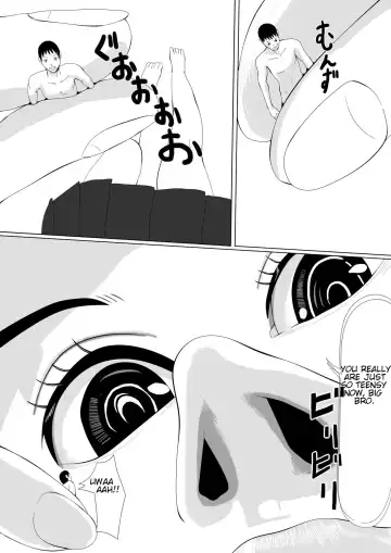 Imouto ni Chiisaku Sarete Sukihoudai | Shrunken By Your Little Sister Fhentai - Page 13