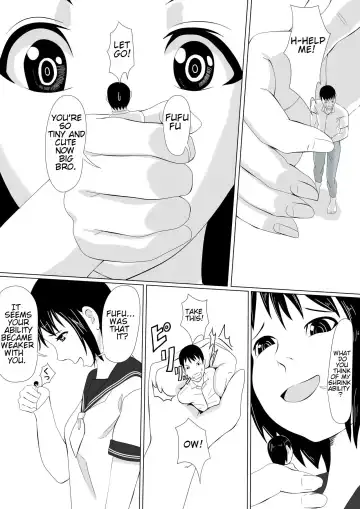 Imouto ni Chiisaku Sarete Sukihoudai | Shrunken By Your Little Sister Fhentai - Page 7