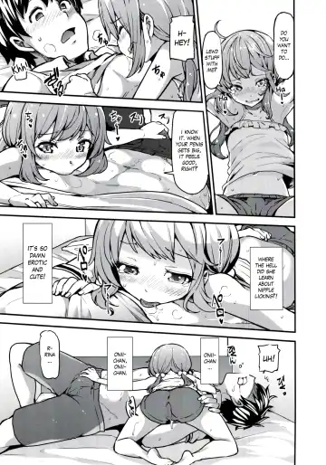 [Ayakase Chiyoko - Ayakase Riberi] Rina to Onii-chan no Ikenai Ojikan | Rina and Onii-chan's Forbidden Time Fhentai - Page 8